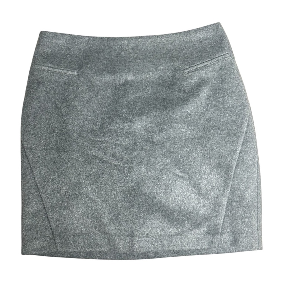 NWOT Orsay Wool Blend Gray Pencil Short Skirt Size 36 EU